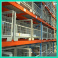 Metal forklifts stacking mesh container